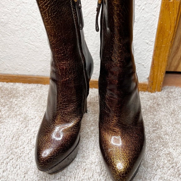 Sergio Rossi Women Heels Boots Size 5.5 - Picture 4 of 9